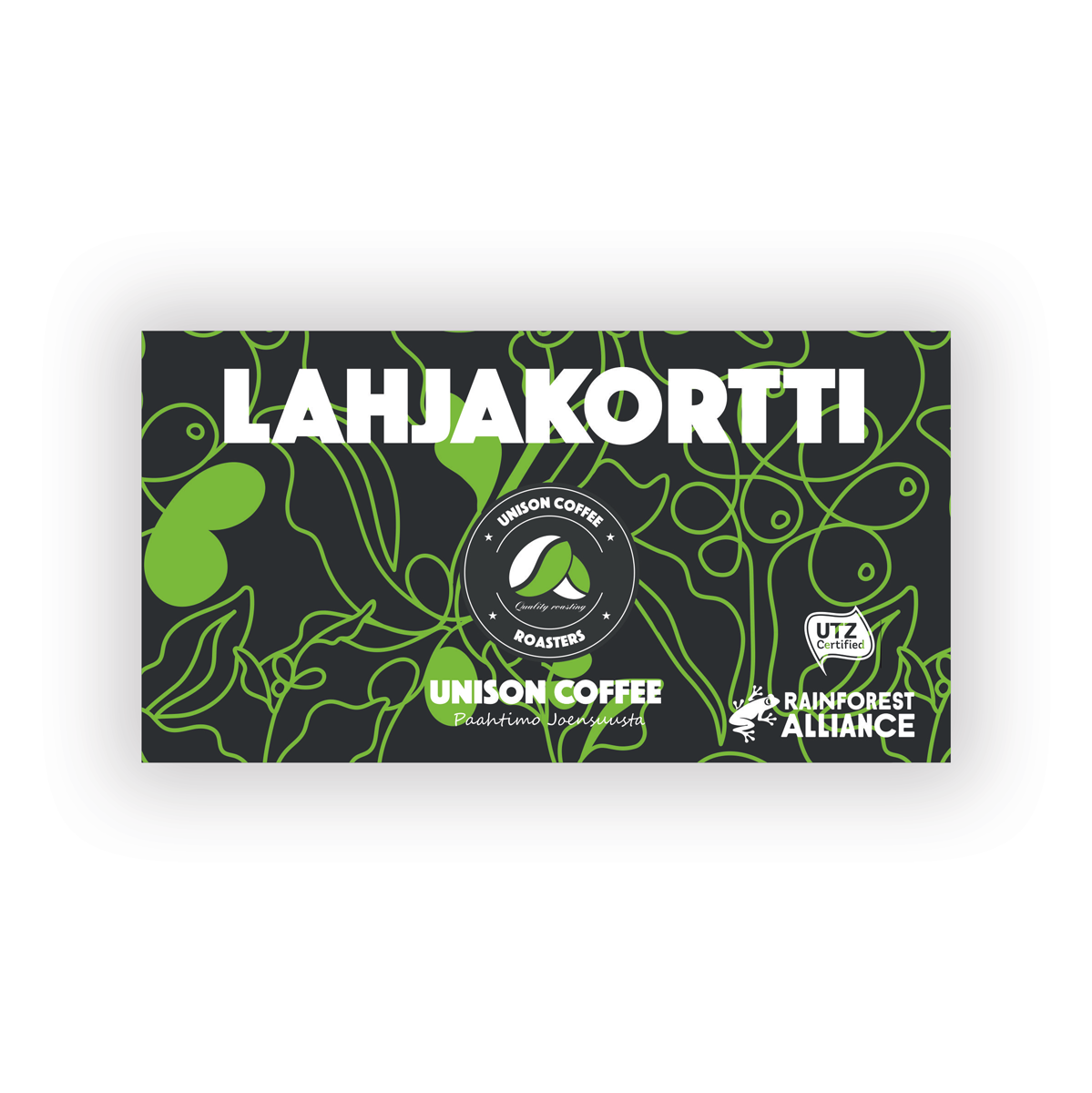 Unison Coffee digilahjakortti