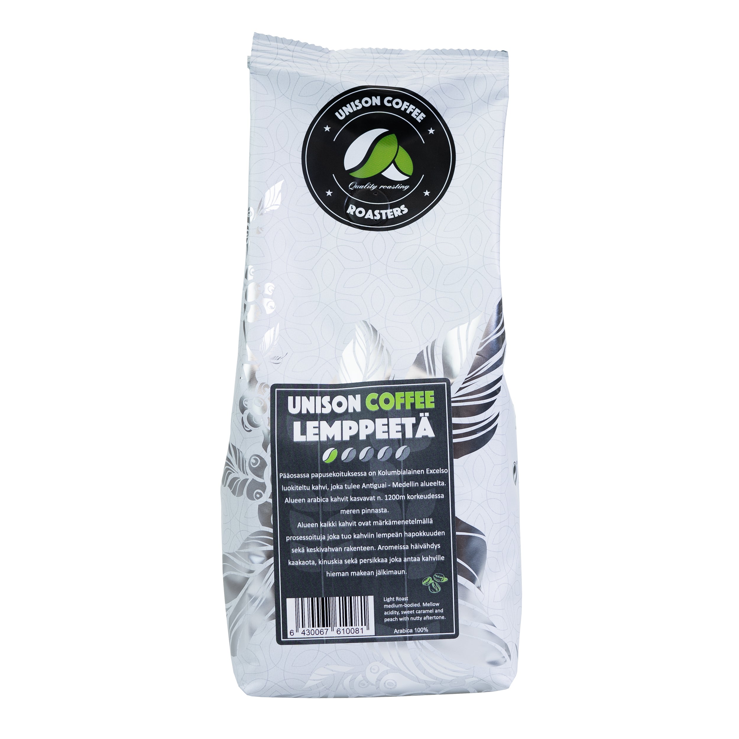 Lemppee, light roasted coffee beans 500 g