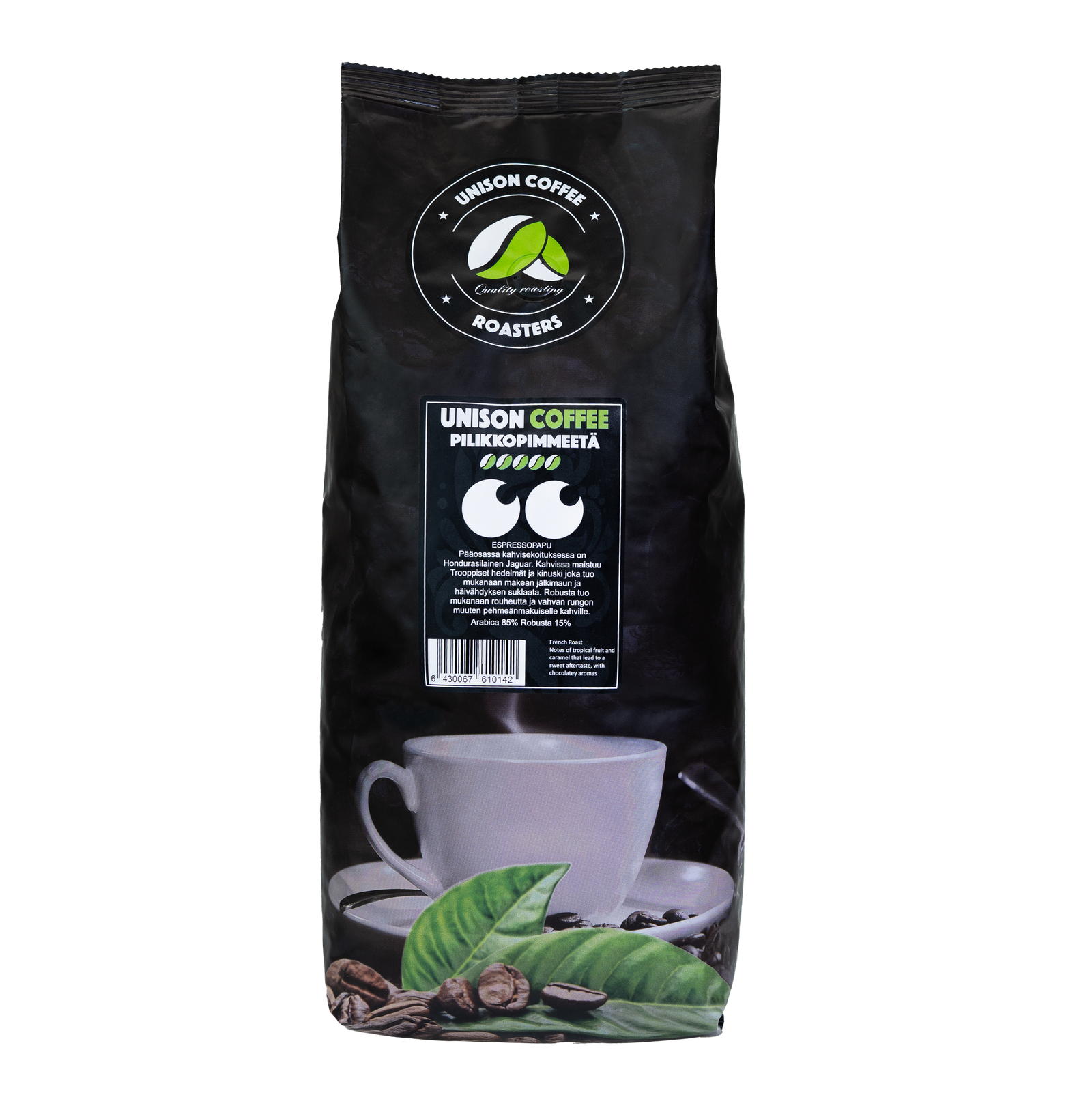 Pilikkopimmeetä, espresso papukahvi 1000g x 12 kpl