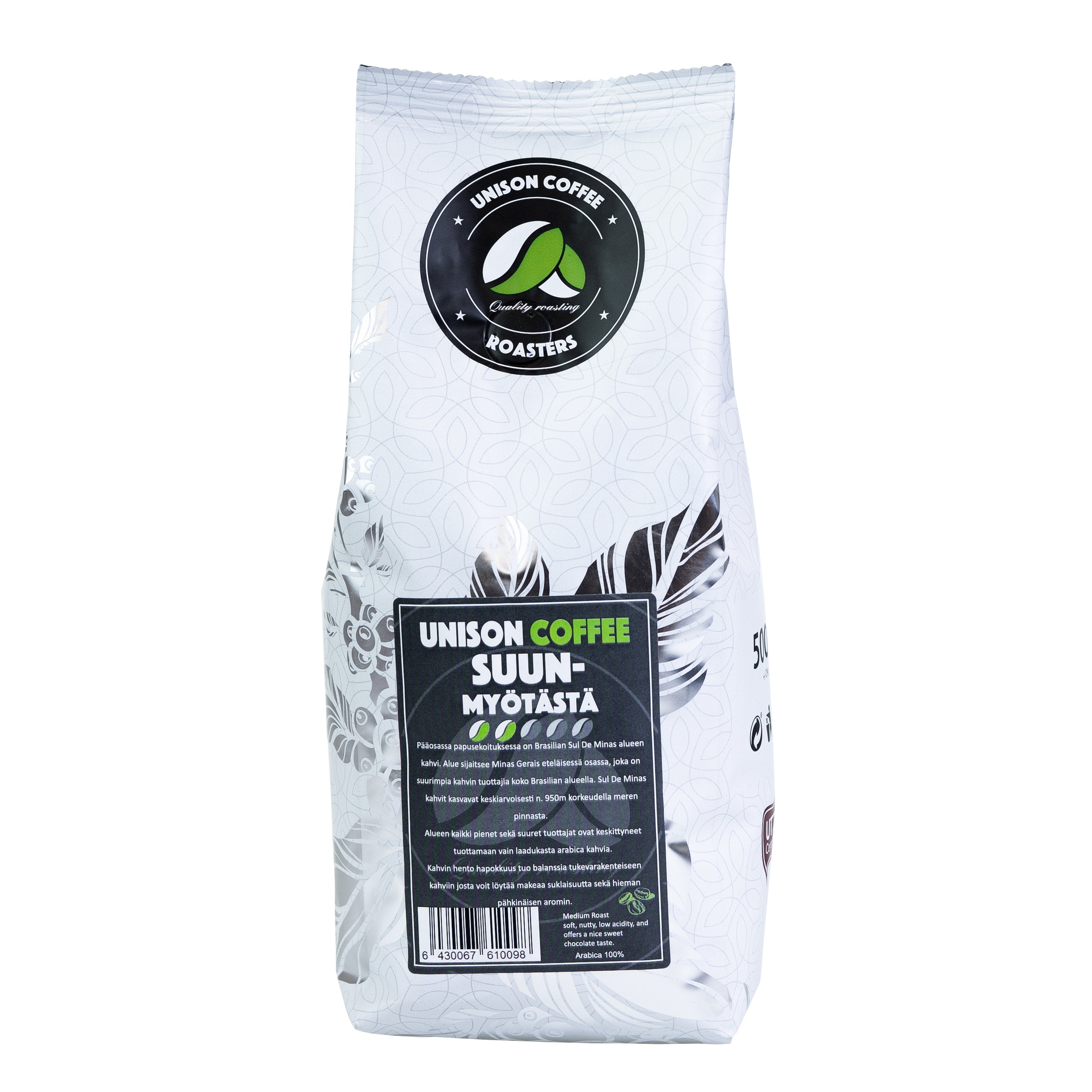 Suunmyötästä, medium roast coffee beans 500g
