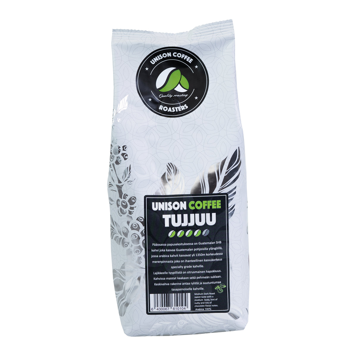 Tujjuu, tummapaahtoinen papukahvi 500g